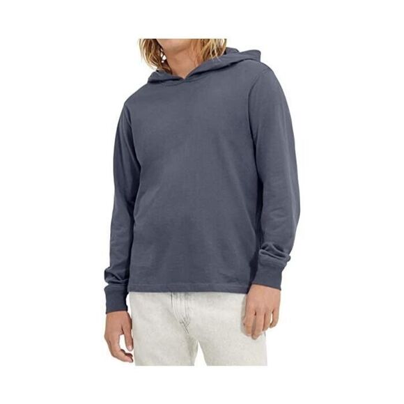 UGG 1133430 Men's Sz Medium Cyclone Blue Zachery Hooded Long Sleeve T-Shirt - Picture 10 of 10